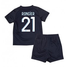Olympique de Marseille Valentin Rongier #21 Bortaställ Barn 2022-23 Korta ärmar (+ Korta byxor)